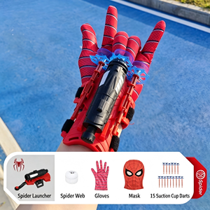 Lanciatore di Ragnatele Spider-Man a Prezzo di Fabbrica, Pistola Spara Ragnatele con Corda, Giocattolo da Polso Supereroe, Regalo Spider-Man - Product Image 1