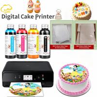 Encre alimentaire comestible 100 ml pour imprimante, encre alimentaire pour impression sur gâteau, papier gaufré, macaron, impression sur papier alimentaire