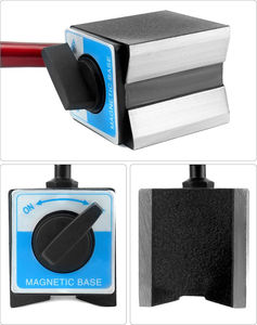 Base magnética do indicador titular ajustável metal teste indicador titular para Indicador Digital Dial, com 3-Joint flexível, preto - Product Image 5