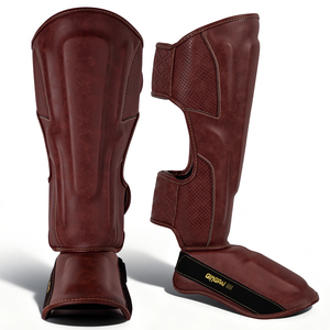 <span class=keywords><strong>Protège</strong></span>-tibias GINGPAI en cuir microfibre, protection professionnelle, sans fermeture, légers, pour le MMA, le Muay <span class=keywords><strong>Thai</strong></span>, l'entraînement de <span class=keywords><strong>boxe</strong></span>, la cheville - Product Image 3