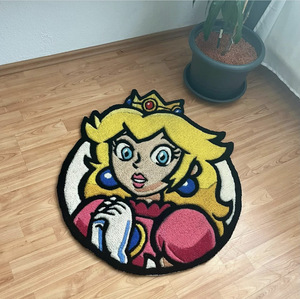 Nuevo diseño <span class=keywords><strong>Terror</strong></span> Halloween circular Baño sala de estar manta de noche alfombra - Product Image 6