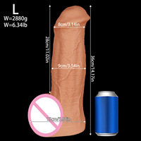 Dildos Realistas de Silicona con Formas Personalizadas, Penes con Forma de Animales, Juguetes Sexuales para Adultos Extra Gruesos y Largos
