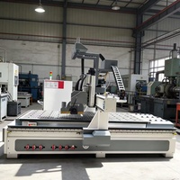 Machine de gravure CNC sur bois 3D 4D 5D 9kW 4 axes 5 axes pour sculptures en bois, caissons d'enceintes, cadres de portes et montantes