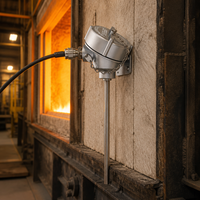 TDB1 Tête de connexion thermocouple en aluminium IP65 pour capteurs industriels