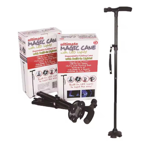 <span class=keywords><strong>Bastón</strong></span> Telescópico de Aluminio para Personas Mayores, <span class=keywords><strong>Bastón</strong></span> de Viaje con Cuatro Patas para Ancianos - Product Image 2
