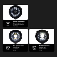 Phares LED de style G Class W463 W464 07-17, aspect rond classique, ajustement direct, longue durée de vie