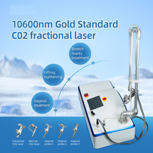 Machine à laser fractionné au CO2 portable avec tube en verre 10600 nm et refroidissement par eau pour l'élimination des vergetures, de l'acné et le resserrement vaginal - Product Image 2