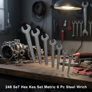 248 Se7 Hex Keys <b>Set</b> Metric 6 <b>Pc</b> Steel Wrenches For Automotive Repair - Product Image 3
