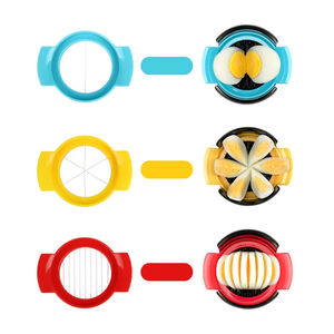 Cortador al por mayor 3 en 1 para huevos cocidos, cortador de frutas, embutidos, moldeador de bento en forma de flor, adorno de frutas, accesorios de cocina - Product Image 5