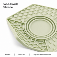 Bol à lécher en silicone pour chiens et chats - Alimentation lente, design antidérapant