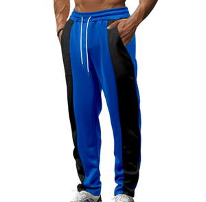 กางเกงกีฬาลำลองสำหรับผู้ชาย เอวยางยืดเนื้อผ้าใส่สบาย ระบายอากาศได้ดี แห้งเร็ว ตัดต่อสีสันสวยงาม เหมาะสำหรับวิ่งช้าๆ - Product Image 5