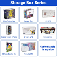 Boîte de protection en acrylique résistante aux UV pour Elite Trainer Box, étanche, boîte de présentation centrale en acrylique pour ETB
