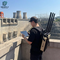 Détecteur de signal de drone 10KM Manpack, système de réponse de défense UAV à bande complète pour la sécurité des actifs industriels