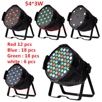 Éclairage de scène de haute qualité 54*3W RGBW LED Par Light pour concert mariage