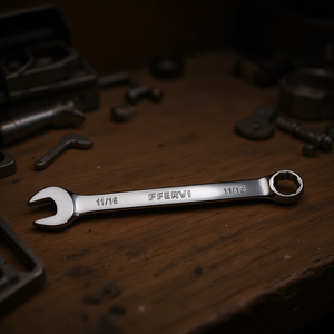 ประแจรวมเฟอร์วี 11/16 นิ้ว ชุบโครเมียมขัดเงา - Product Image 3