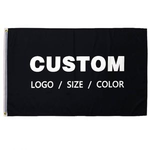 Bandera de Poliéster Tejida Personalizada de 100D, Alta Calidad para Uso en Exteriores, Colores Vibrantes y Duraderos, Resistente a los Elementos - Product Image 1
