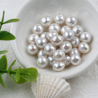 Perles d'eau douce naturelles blanches Edison de 8 à 9 mm, perles en vrac
