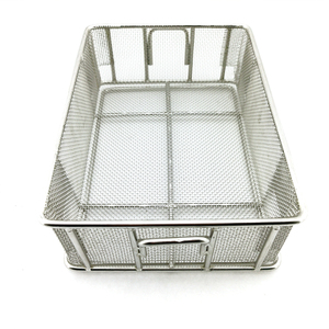 304 Roestvrijstalen Desinfectiemand Medische Sterilisatie Instrument Reinigingsmand Dichte Gaas Opbergdoos - Product Image 2