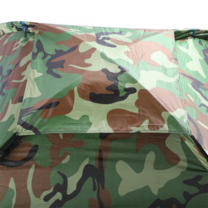 Tente dôme camouflage 3-4 personnes en tissu Oxford, une chambre, poteaux en fibre de verre, pour camping extérieur, trois saisons - Product Image 4