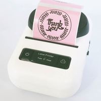 Imprimante Thermique Économique 58 mm Portable de Poche pour Reçus, Codes-barres, Étiquettes de Prix, Autocollants, Bluetooth Sans Fil, Mini Imprimante