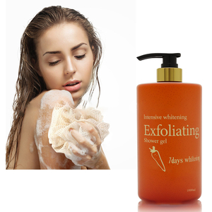 Gel de Ducha Exfoliante e Iluminador 7days Carrot Gold Glow, Blanqueador Intensivo para el Cuidado de la Piel - Product Image 1