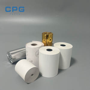 OEM Custom Thermal Paper Jumbo Roll Low Dust Eco-Friendly High Quality 80x80mm 70gsm Thermal Paper Jumbo Roll - Product Image 1