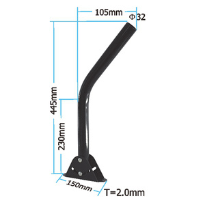 Poste de montaje de <span class=keywords><strong>antena</strong></span> ajustable, montaje de tubo universal en J para <span class=keywords><strong>antena</strong></span> y estación meteorológica, 1/2" - Product Image 1