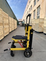 159KG Machine d'escalade d'escalier électrique Type de chenille plate-forme pliable déplacer la Solution de mobilité d'escalier chaise d'escalier motorisée