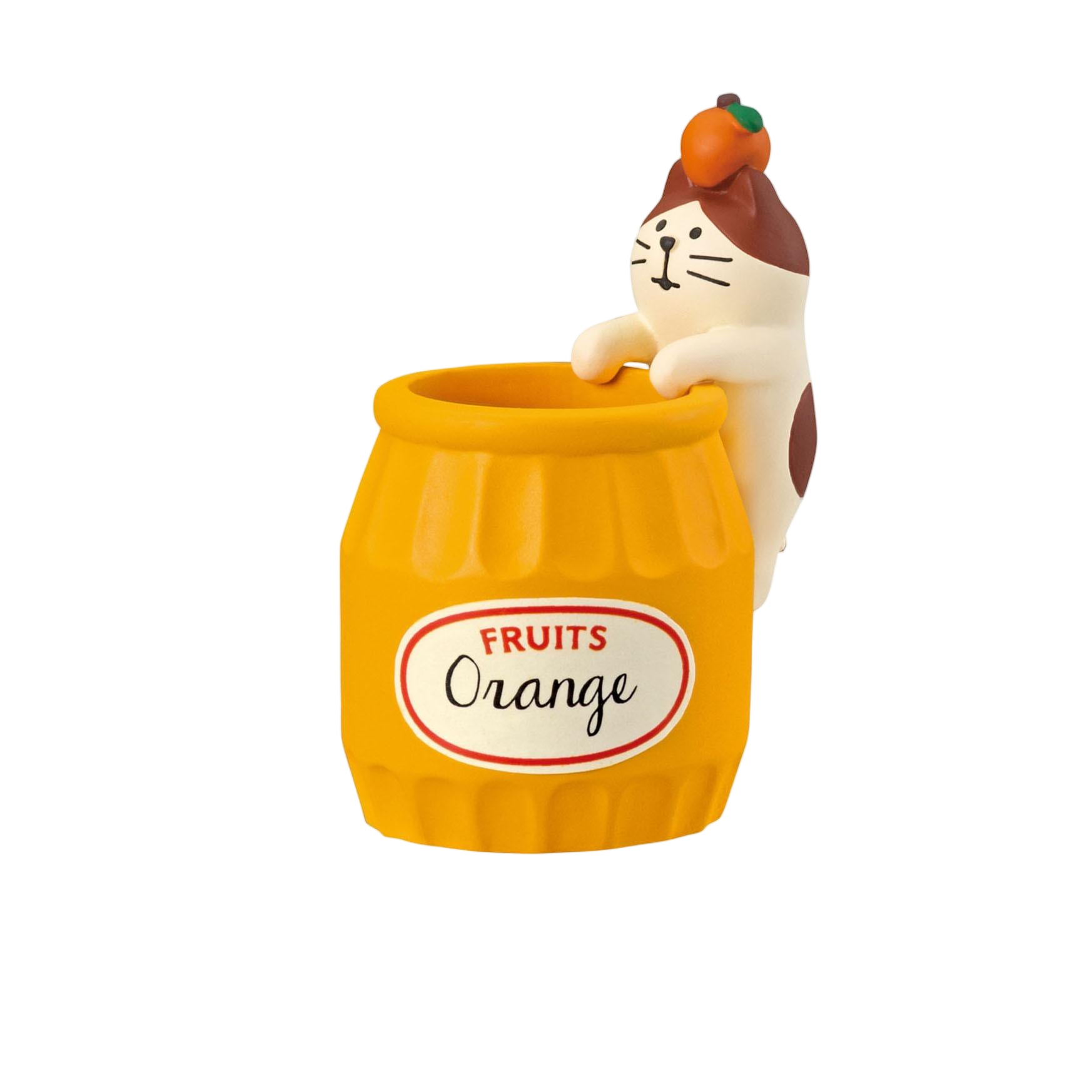Boîtes de rangement chat orange