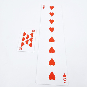 Cartes d'allongement et de raccourcissement, 8 de Cœur, King Magic, accessoires de magie amusants, spectacle de talents pour fêtes et festivals. - Product Image 5
