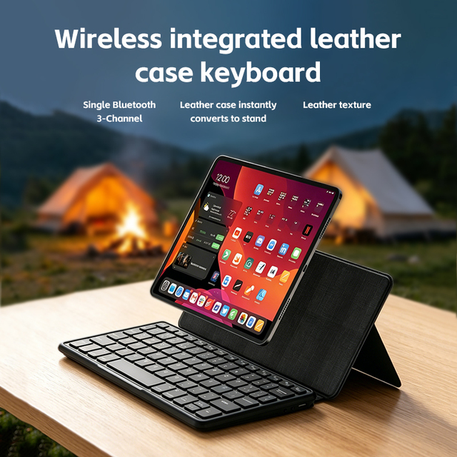 Custom Ipad Blue-tooth Wireless Keyboard Rechargeable Mini Ultra Thin Keyboard for Computer / Laptop