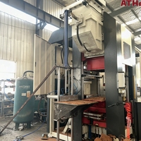 Ligne de production de plaquettes de frein et tambour de frein/machine de moulage de sable vert automatique sans flasque