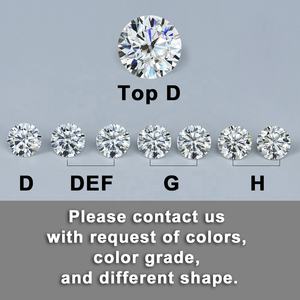 Baifuジェムズフラットバックローズカットフラットバックモアッサナイトダイヤモンド - Product Image 4