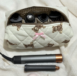 2025 Offre Spéciale confortable sèche-cheveux organisateur sac belle femmes personnalisation sac cosmétique avec logo personnalisé - Product Image 6