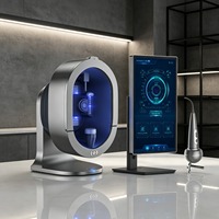 Analyseur d'image cutanée intelligent 3D AI haute définition, analyseur cutané numérique portable, triple caméra anti-âge pour le diagnostic de la peau