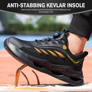 Personalizado de alta calidad indestructible impermeable seguridad punta de acero proteger el trabajo industrial compuesto dedo del pie gato zapatos de seguridad para hombres - Product Image 5