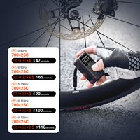 Pompe à air électrique intelligente Coospo AP-X1 Mini E-Pump 120 PSI, pompe à vélo portable pour vélo de route et VTT