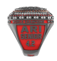 Bague de champion de baseball personnalisée avec nom pour tournoi de baseball et objets de collection d'équipe