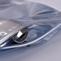 Sac de protection antistatique gris argenté personnalisé, emballage sous vide épaissi résistant à l'humidité pour puces IC et écouteurs d'ordinateur