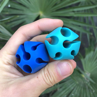 Support de canne à pêche en silicone léger à 5 trous avec ceinture de rangement pour accessoires de pêche