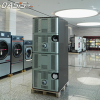 Popular 15/20kg tambor doble apilado secadora de ropa secadora comercial Máquina secadora para lavandería