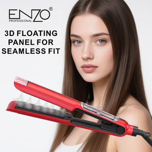 ENZO <span class=keywords><strong>S1</strong></span> Profesional Salon Planchas De Cabello Vapor Infrarrojo Nano Dispositivo De Pulverización De Humedad Plancha Plana Rizada Pelo Liso - Product Image 2