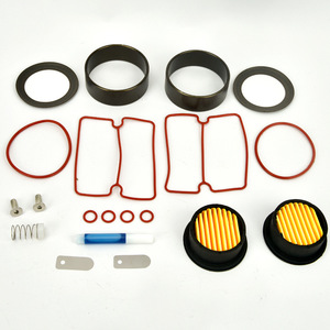 Plowing Air <b>Compressor</b> Repair Kit Cylinder Cups <b>Piston</b> <b>Rings</b> Filter Elements 20pcs Set - Product Image 1