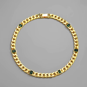 Atacado: Corrente Cubana Personalizável com Logotipo, Banhada a Ouro PVD, Liga de Zinco, Estilo Clássico, Elo para Casamentos - Product Image 3