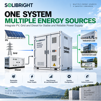 Système de stockage d'énergie par batterie BESS 500 kW 1 MWh, conteneur de 10 pieds, LiFePO4, hybride commercial et industriel