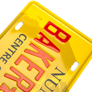 Nouveau design usine <span class=keywords><strong>prix</strong></span> personnalisé en relief plaque d'<span class=keywords><strong>immatriculation</strong></span> de <span class=keywords><strong>voiture</strong></span> avec logo - Product Image 2