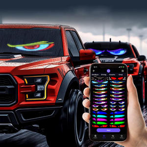 Nuevos Accesorios de Iluminación para Coche DIY, Indicadores LED para Parabrisas, Ojo de Diablo, Control Remoto por App, 2026, IP65 Impermeable, Coloridos, 12V - Product Image 3