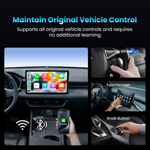 Adaptador 2 en 1 Inalámbrico Carplay Android Auto USB Dongle Convertidor Inteligente 5G WiFi <span class=keywords><strong>YouTube</strong></span> Netflix para Auto Venta al por Mayor OEM a Granel - Product Image 4