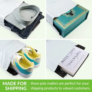 Sobres de Envío Blancos de 12x15.5 Pulgadas, 3 Mil PE, con Autoadhesivo, Impermeables, Resistentes a Desgarros, Bolsas Postales Impresas en Offset - Product Image 3