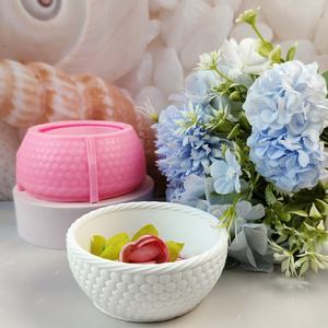 Moldes de silicona hechos a mano Kingnoo para adornos decorativos estilo DIY, moldes de silicona para cuencos W0141, herramientas para pasteles en stock - Product Image 3